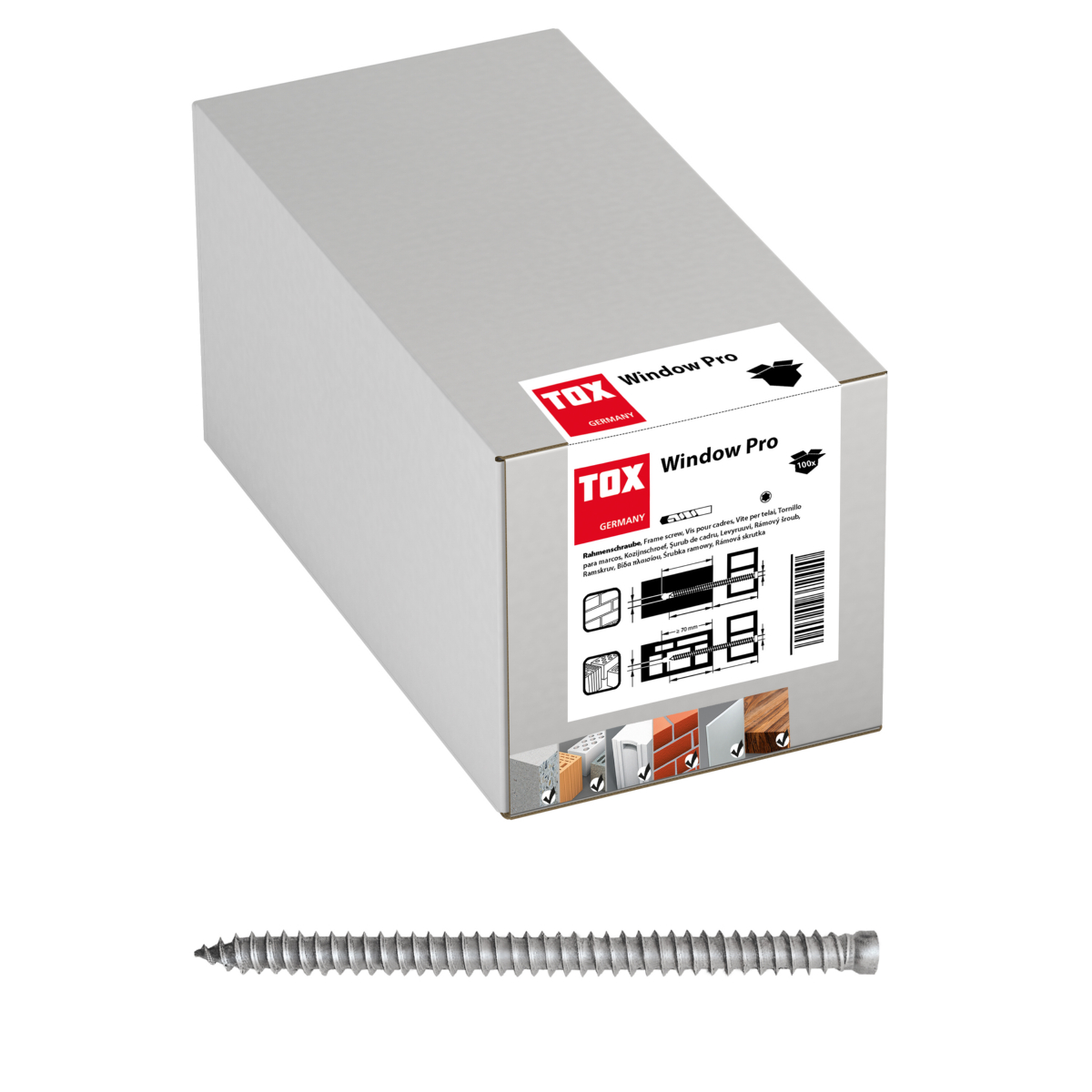 Fensterrahmenschraube