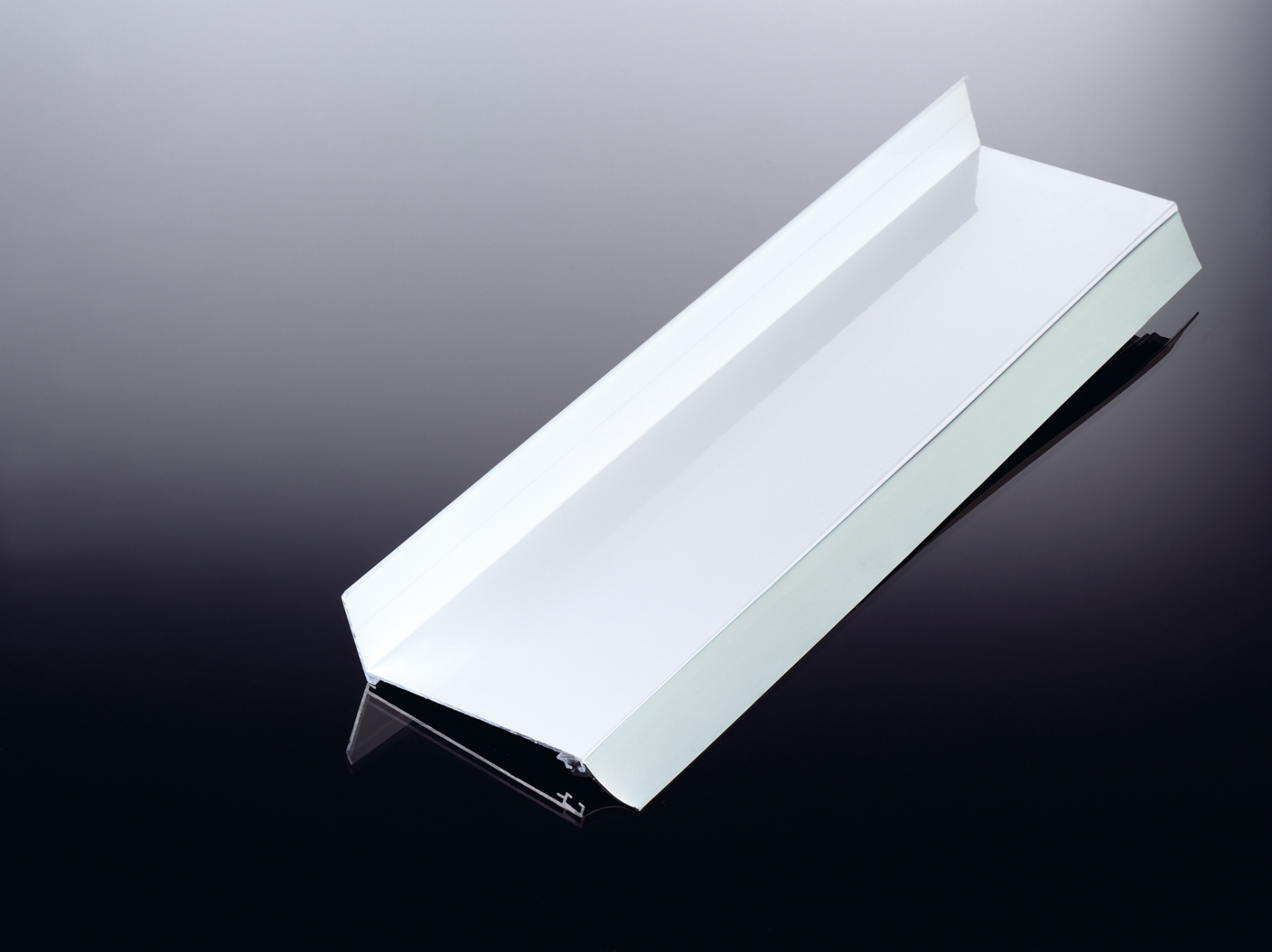 Wandanschlußprofil 120mm, Alu