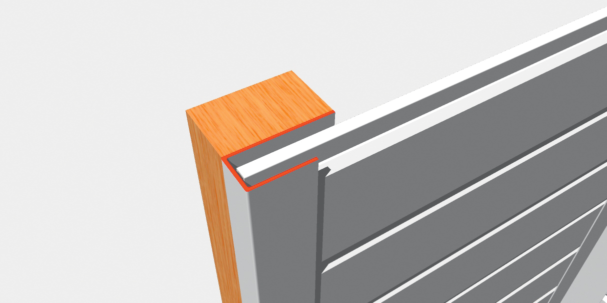 VP200 U-Abschlußprofil 17mm