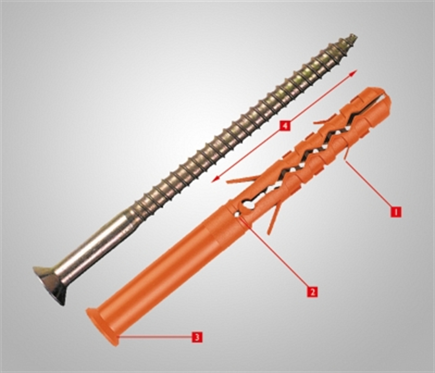 Fassadendübel m.Schraube