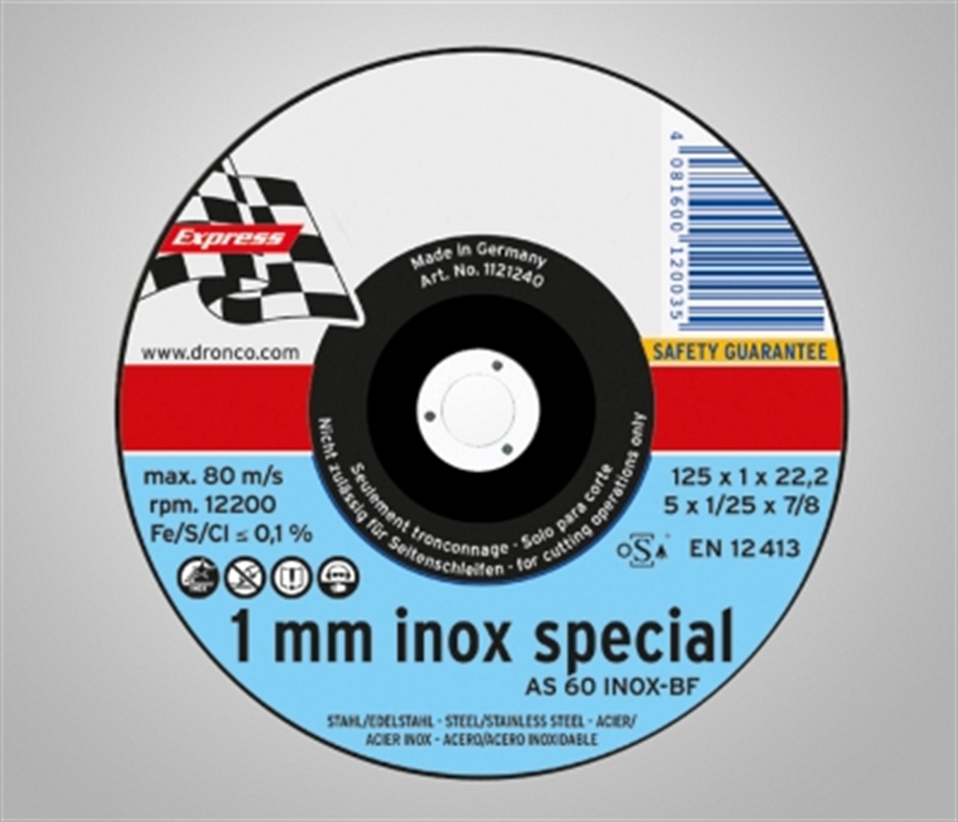 Trennscheibe Spezial