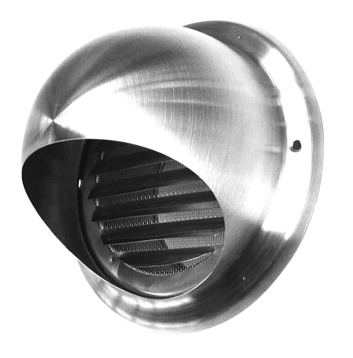 Lufthaube V2A m. Lamellengitter