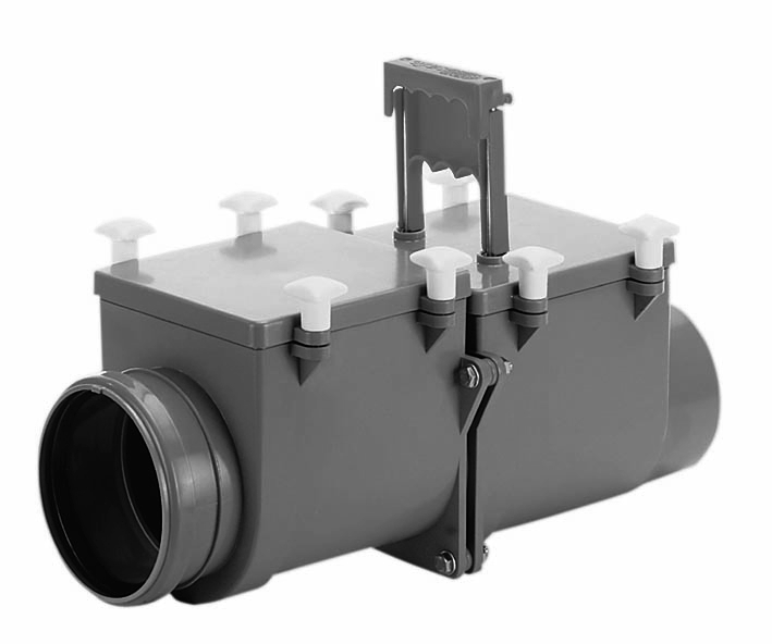 Rückstaudoppelverschluss