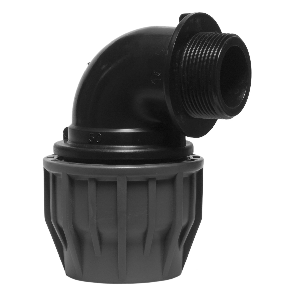 PE-HD Winkelverschraubung 90°