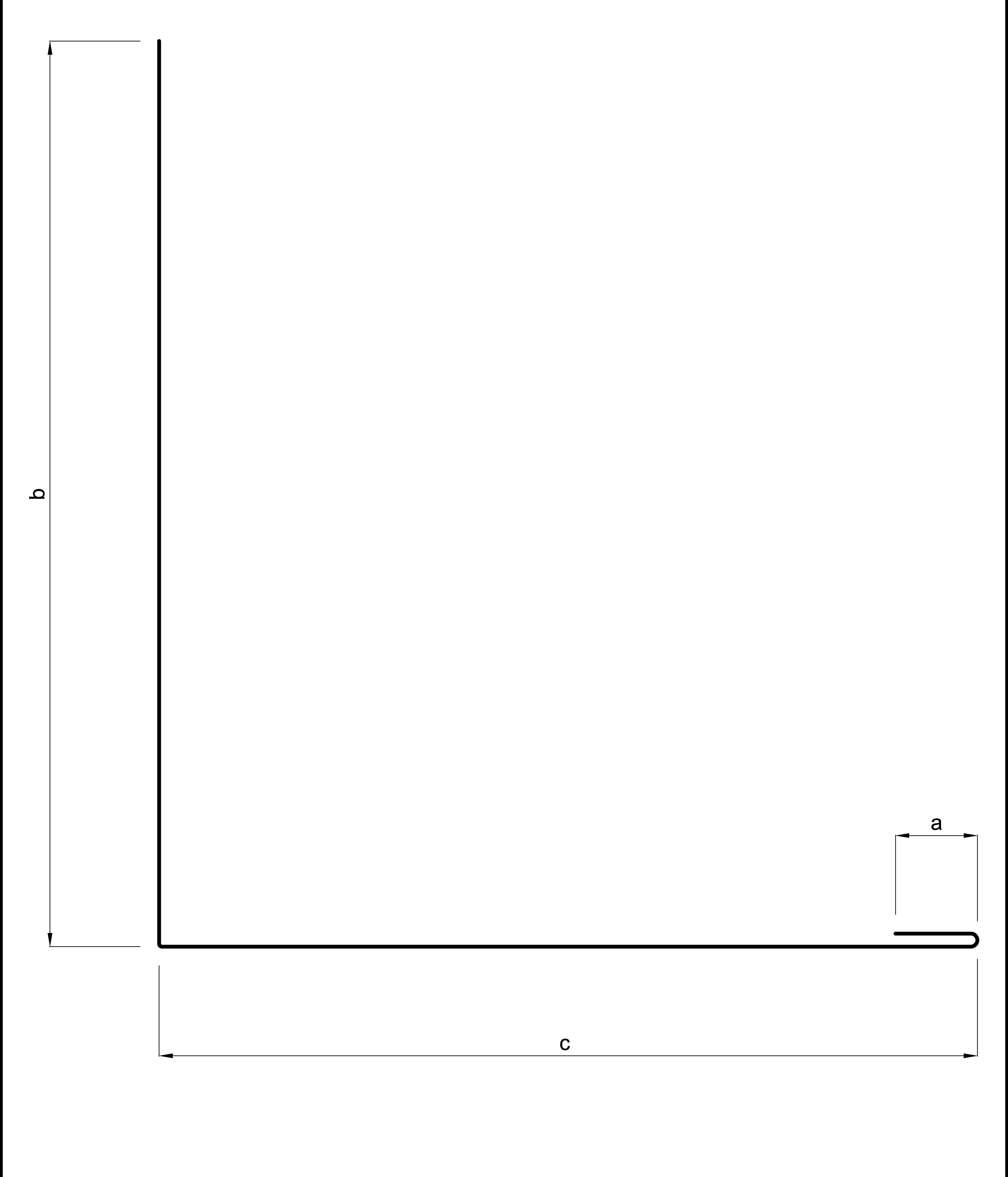 Winkelblech mit Falz
