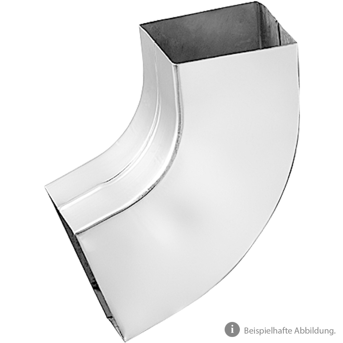 Vierkant-Rohrbogen